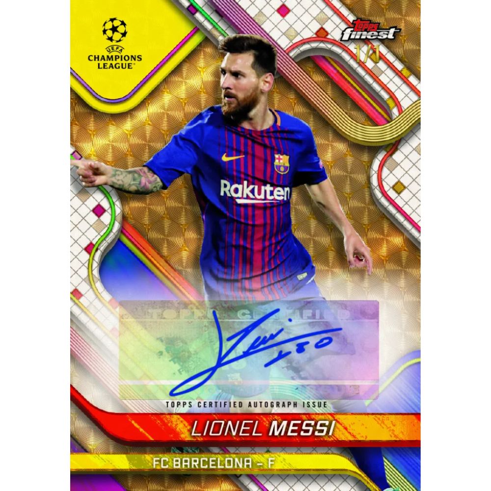 2024-25 Topps Finest Soccer Cards - Lionel Messi