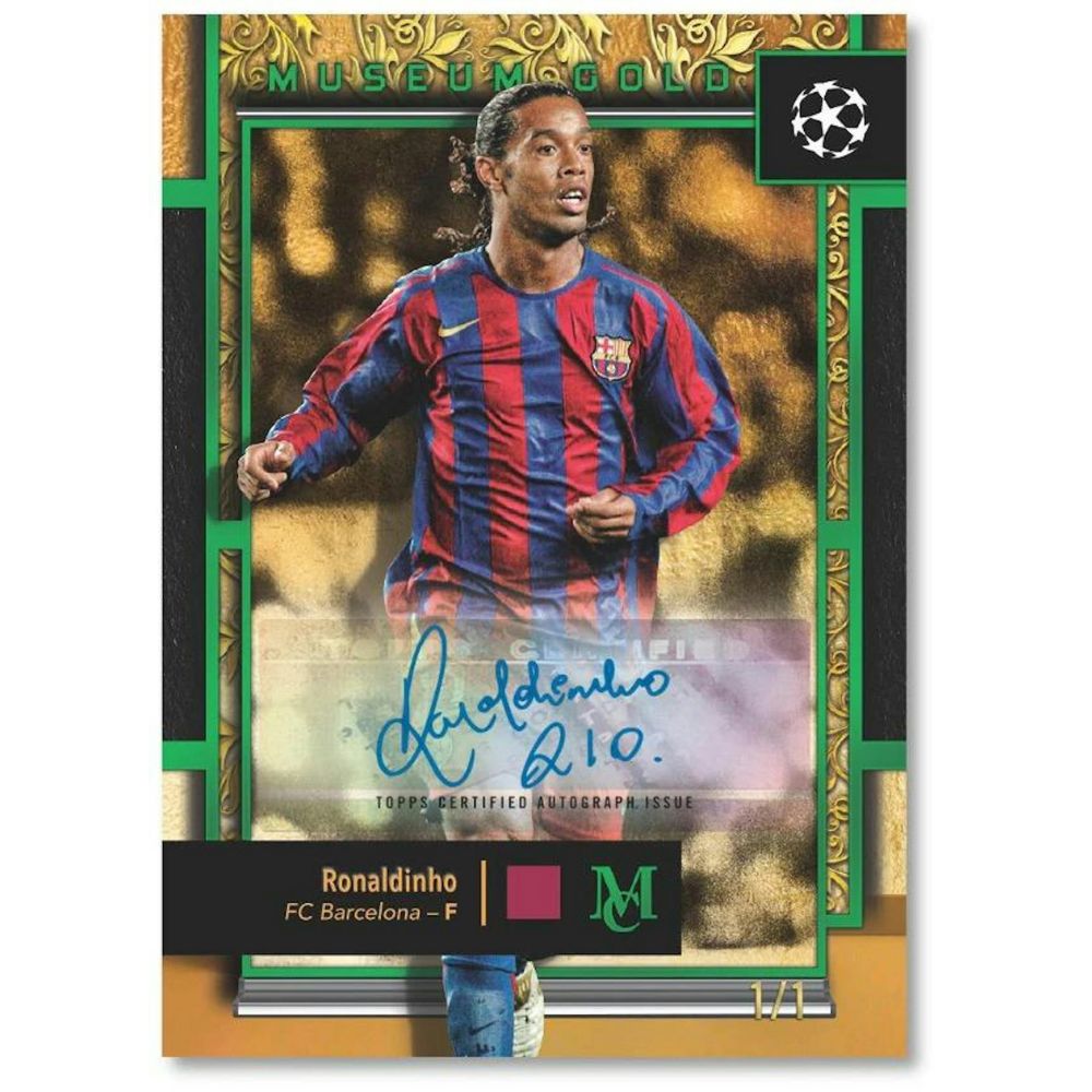 2024/25 Topps UEFA Club Competitions Museum Collection Soccer Hat Trick Box - Trading Card Market