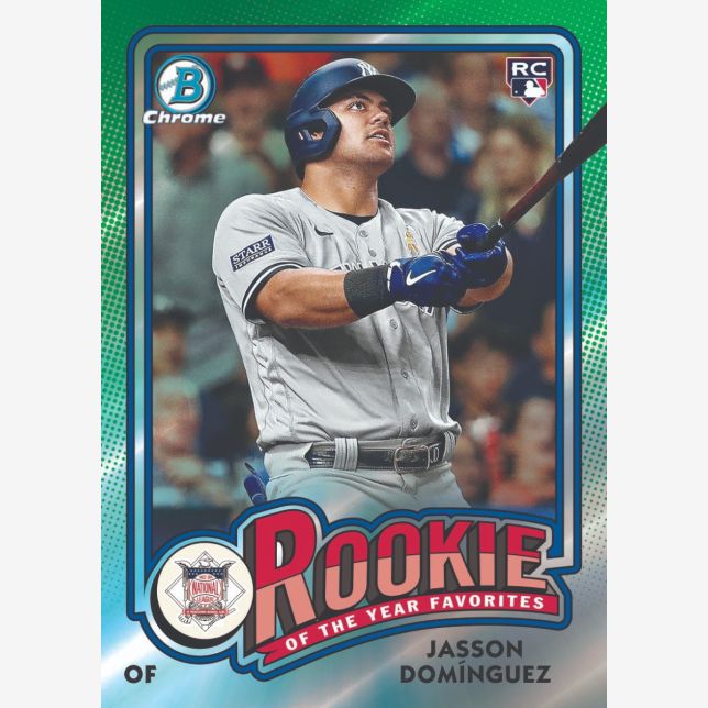 2022 Bowman Chrome/199 newest PINK Jasson Dominguez Rookie RC Card