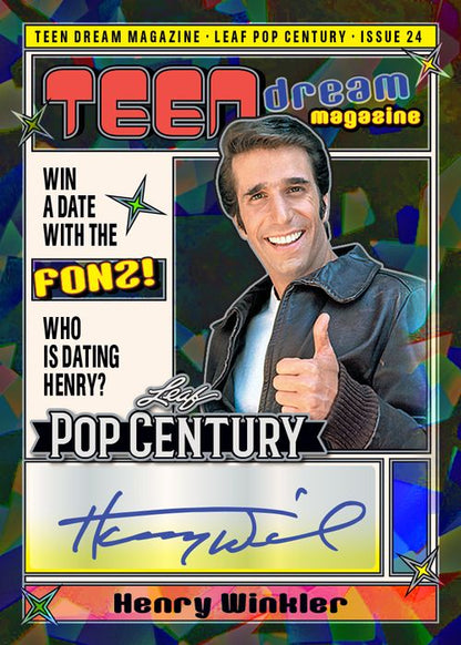 2024 Leaf Metal Pop Century Cards -  Henry Winkler