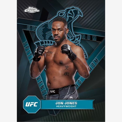 2024 Topps Chrome UFC Cards-Jon Jones_Spitting Venom