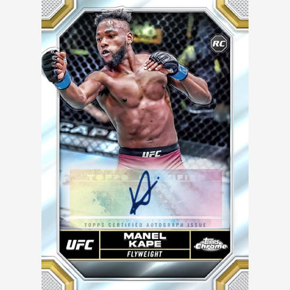 2024 Topps Chrome UFC Cards-Manel Kape