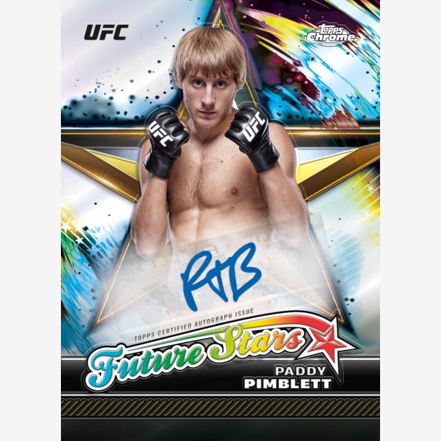 2024 Topps Chrome UFC Cards-Paddy Pimblett_Future Stars Auto