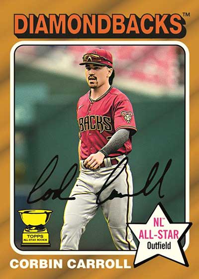 2024 Topps Heritage Baseball Cards - Corbin Carroll
