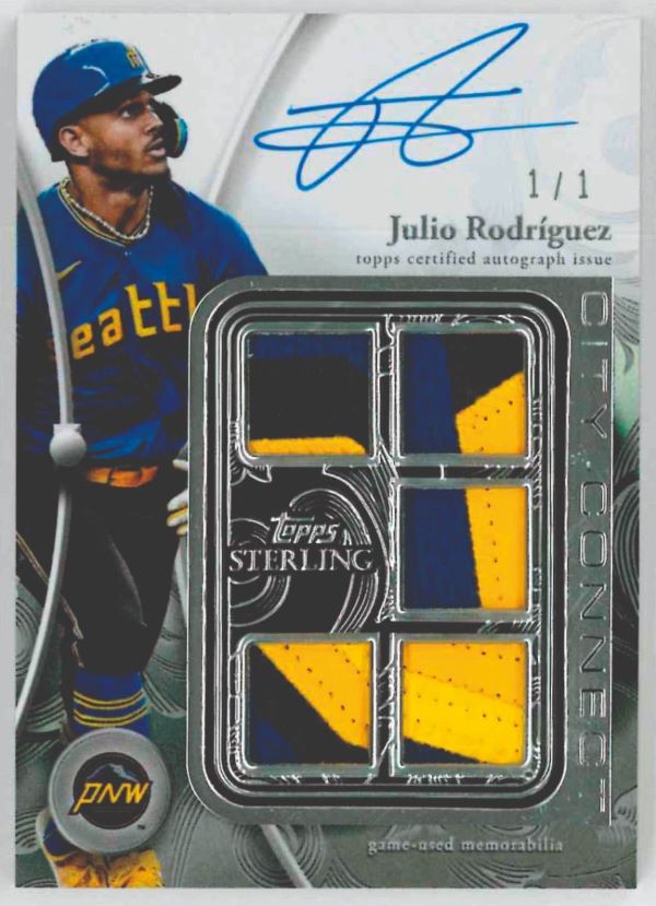 2024 Topps Sterling Baseball Cards-Julio Rodriguez Auto