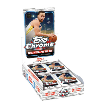 2024/25 Topps Chrome Basketball Hobby Box - Trading Card Market
