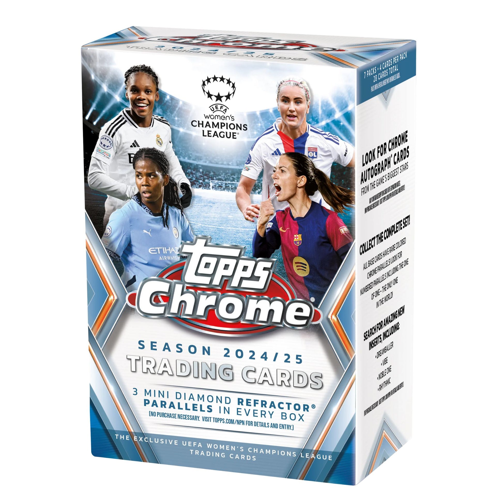 2024/25 Topps UEFA Women's Champions League Chrome Soccer Blaster Box –  Trading Card Market