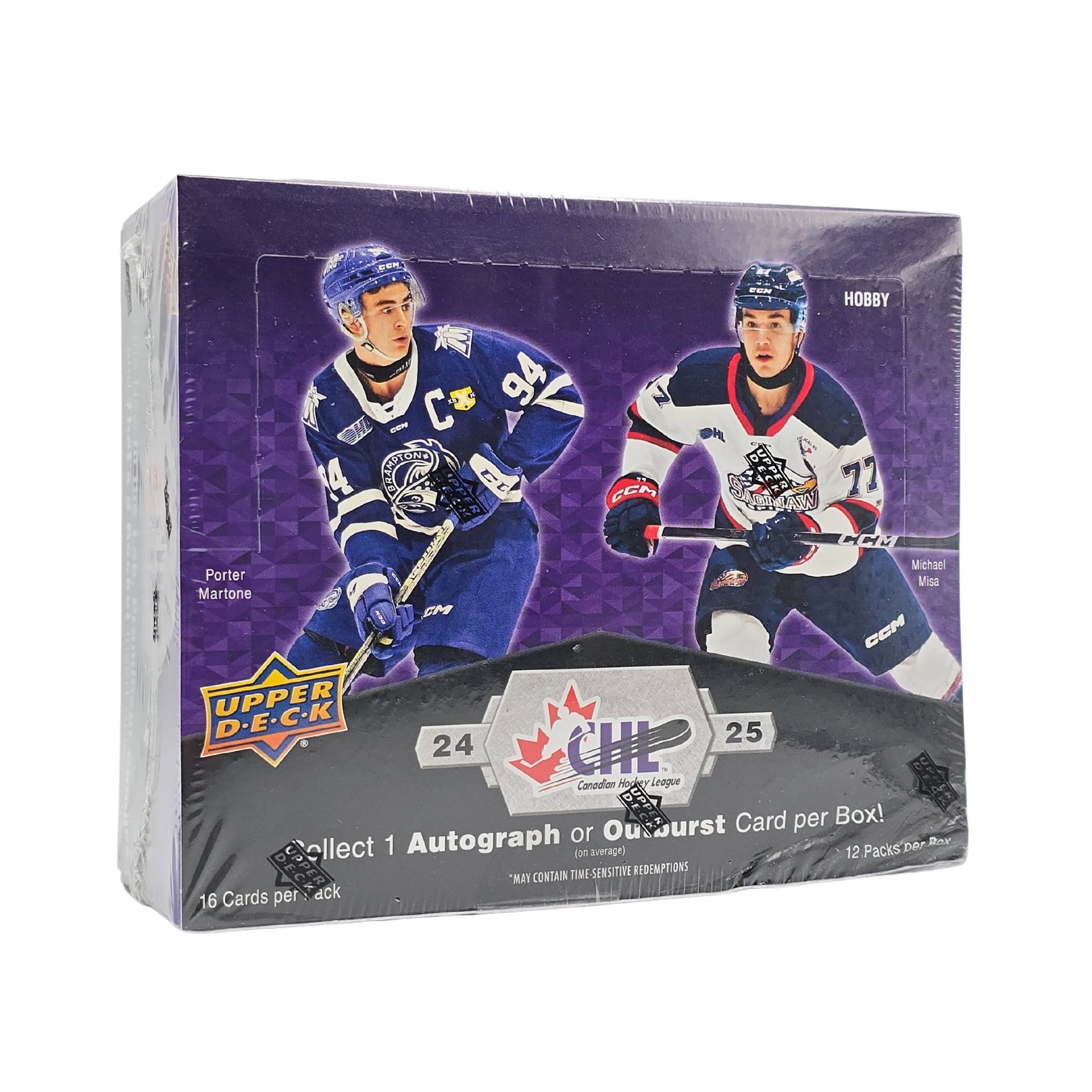 2024/25 Upper Deck CHL Hockey Hobby Box - Trading Card Market