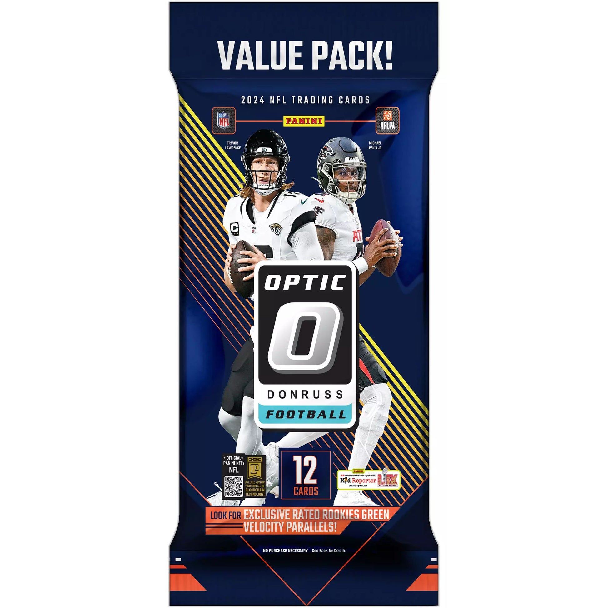 2024 Donruss Optic Football Fat Pack (Back - to - School Sale) - Trading Card Market