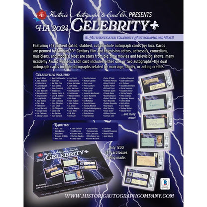 2024 Historic Autographs Celebrity+ Hobby Box - Trading Card Market