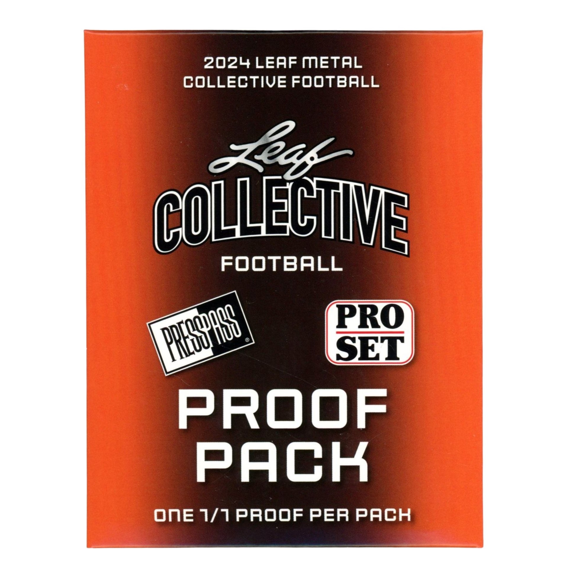 2024 Leaf Collective Football 1/1 Proof Pack - Trading Card Market