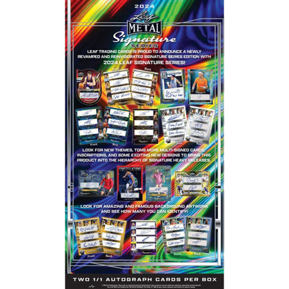 2024 Leaf Metal Signature Series Multi-Sport Hobby Box