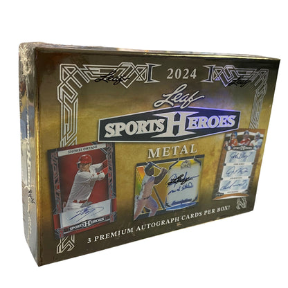 2024 Leaf Metal Sports Heroes Multisport Hobby Box - Trading Card Market