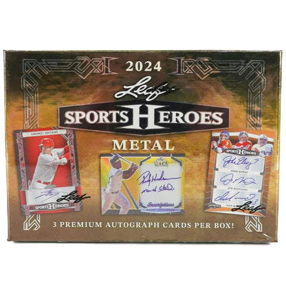 2024 Leaf Metal Sports Heroes Multisport Hobby Box - Trading Card Market