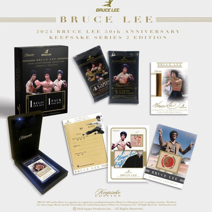 2024 Super Break Keepsake Bruce Lee 50th Anniversary Collection Series 2 Box (Back - to - School Sale) - Trading Card Market