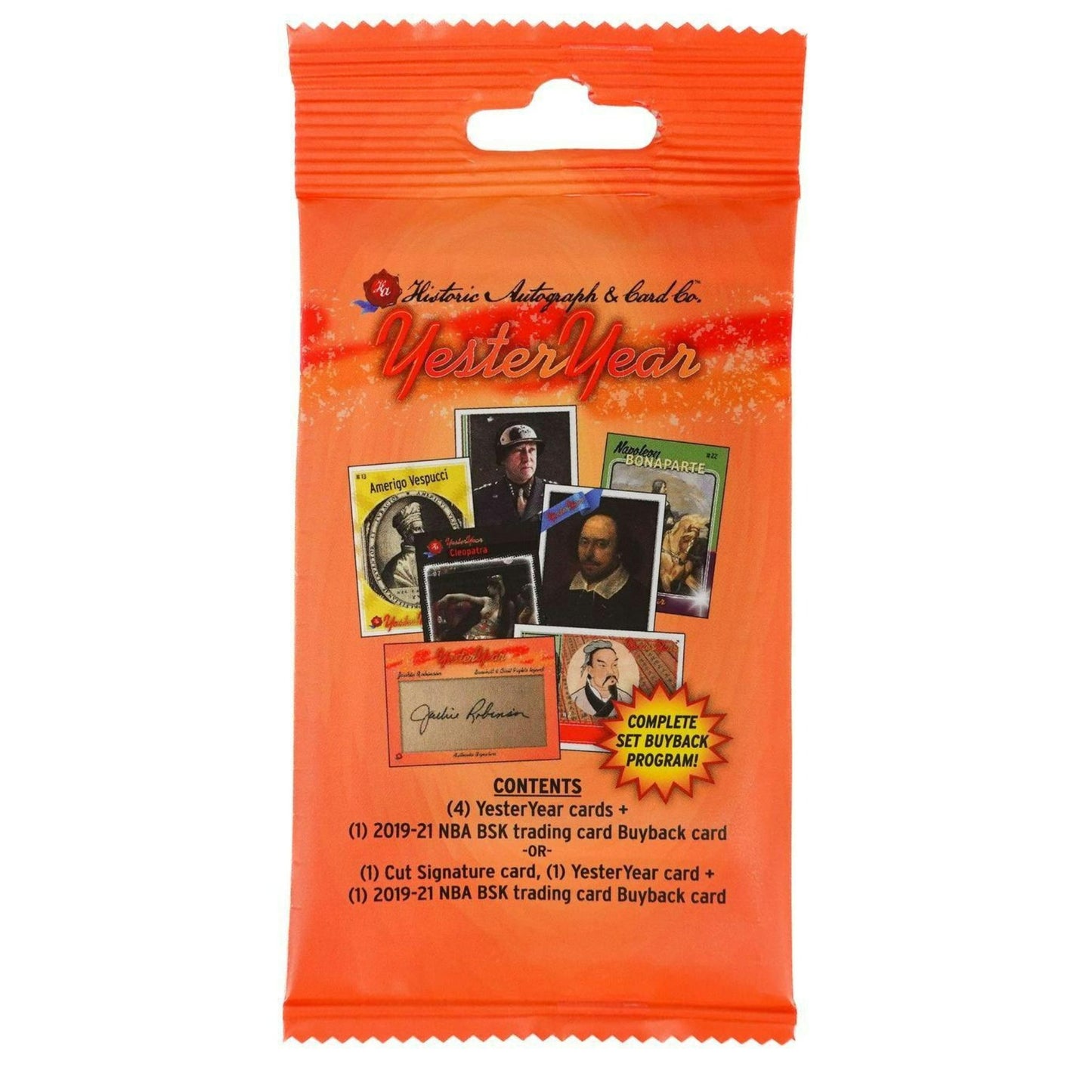 2024 Historic Autographs YesterYear Hobby Pack - Trading Card Market