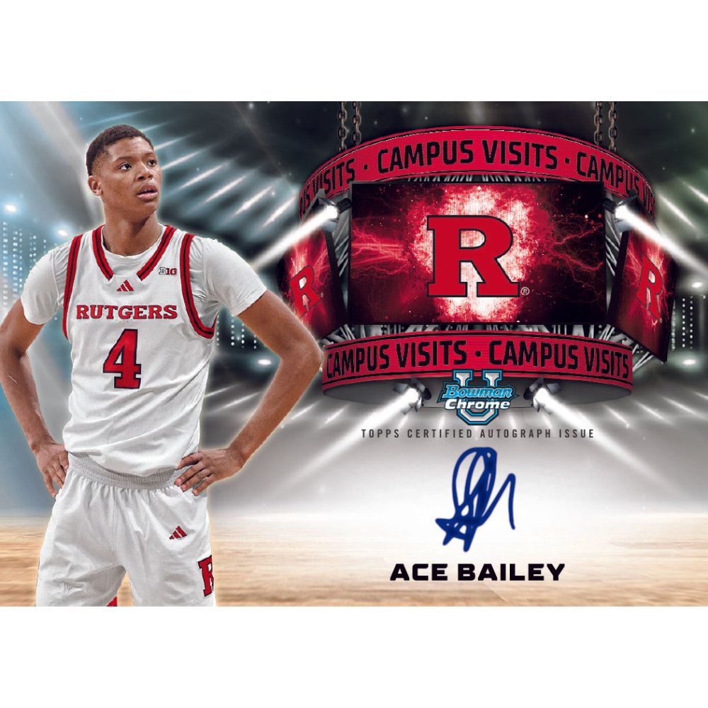 2024/25 Bowman Chrome University Basketball Cards - Ace Bailey