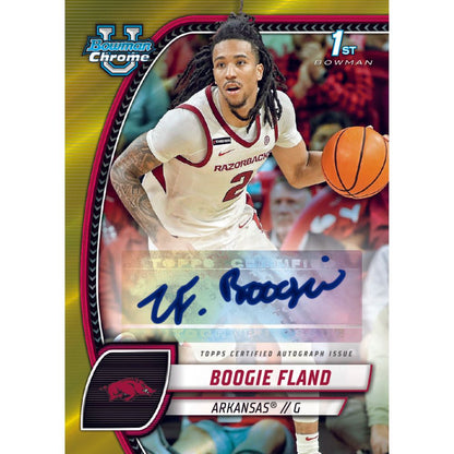 2024/25 Bowman Chrome University Basketball Cards - Boogie Fland
