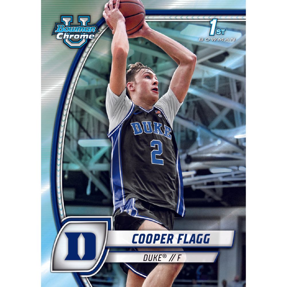 2024/25 Bowman Chrome University Basketball Cards - Cooper Flagg