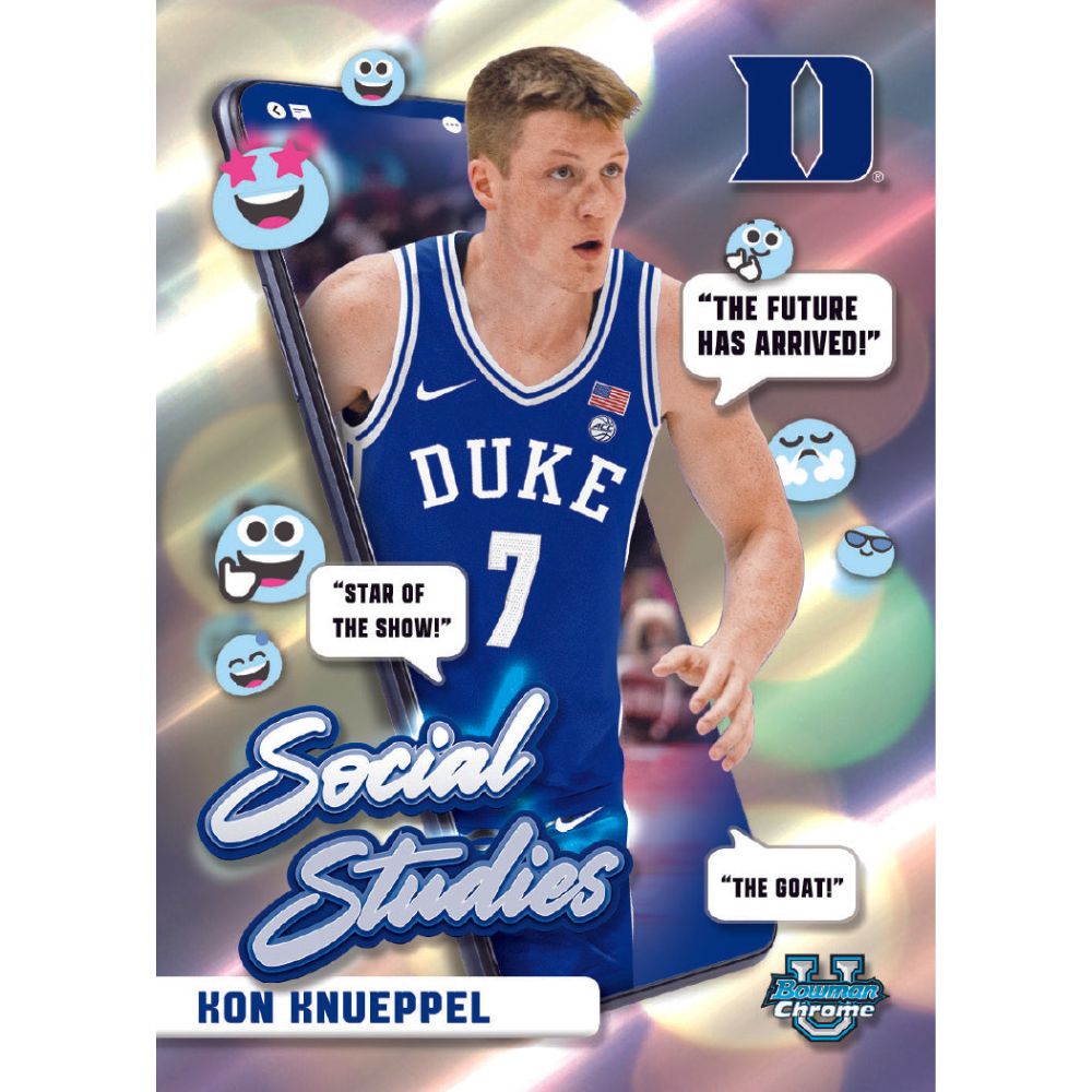 2024/25 Bowman Chrome University Basketball Cards - Kon Knueppel