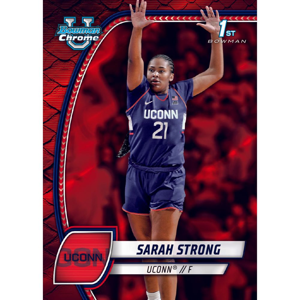 2024/25 Bowman Chrome University Basketball Cards - Sarah Strong