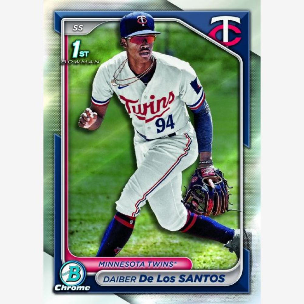 2024 Bowman Chrome Baseball Cards - Daiber De Los Santos