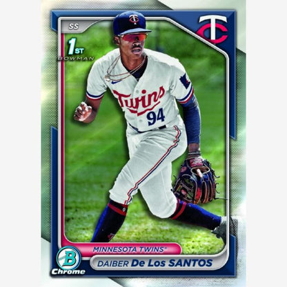 2024 Bowman Chrome Baseball Cards - Daiber De Los Santos