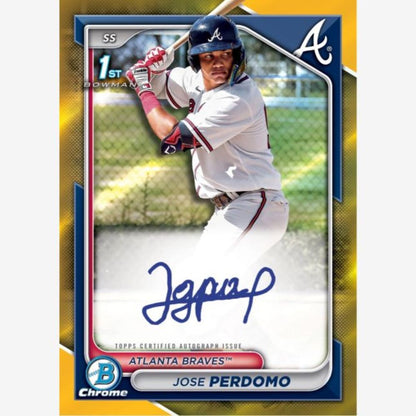 2024 Bowman Chrome Baseball Cards - Jose Perdomo