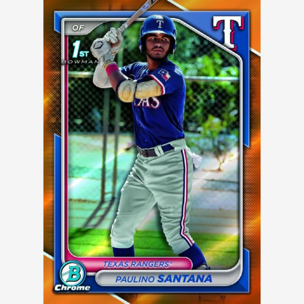 2024 Bowman Chrome Baseball Cards - Paulino Santana