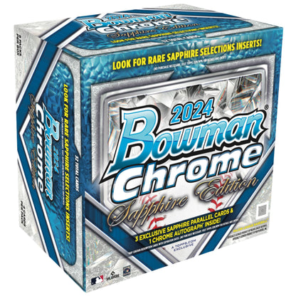 2024 Bowman Chrome Sapphire Baseball Box - Trading Card Market