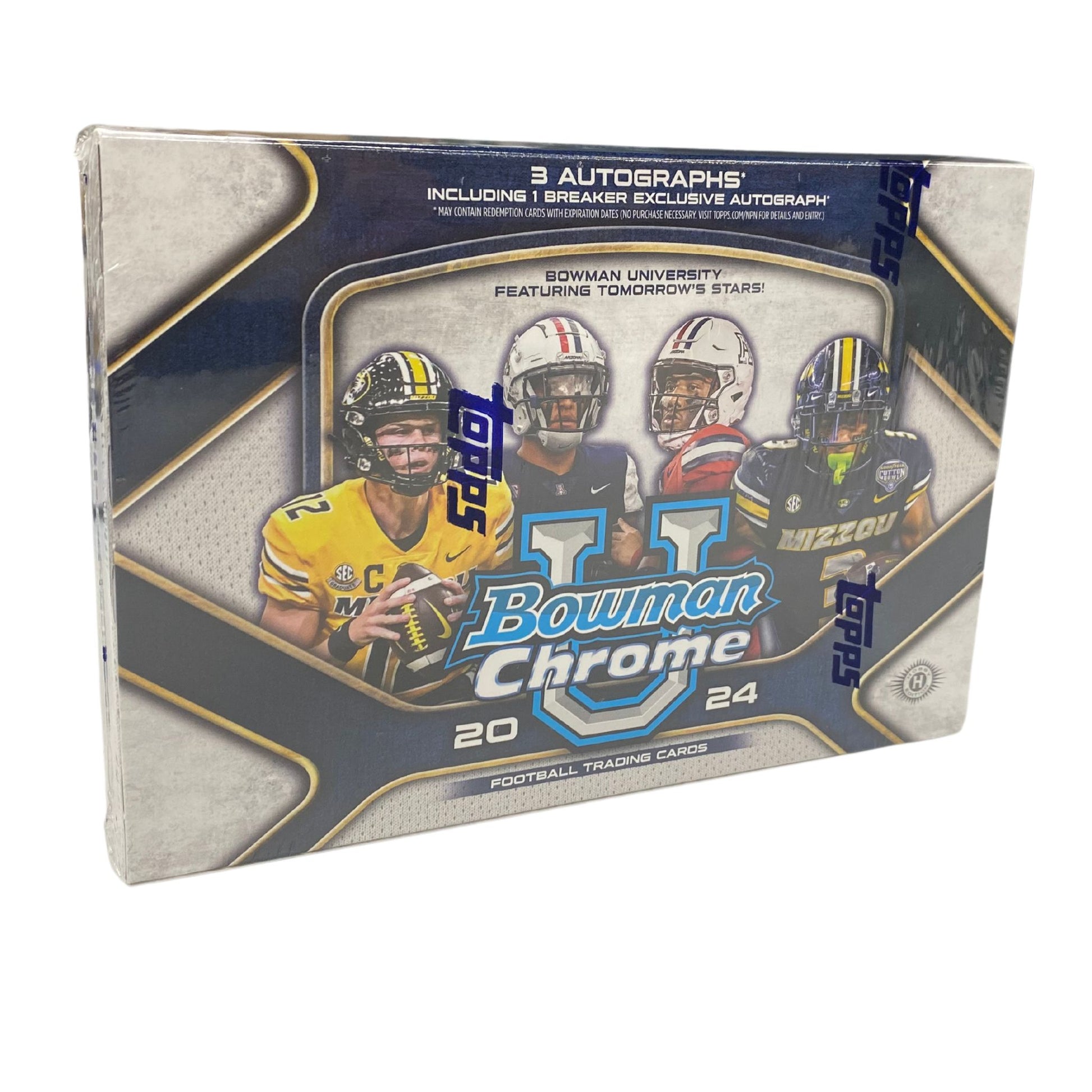 2024 Bowman Chrome University Football Breaker Delight Box - Trading Card Market