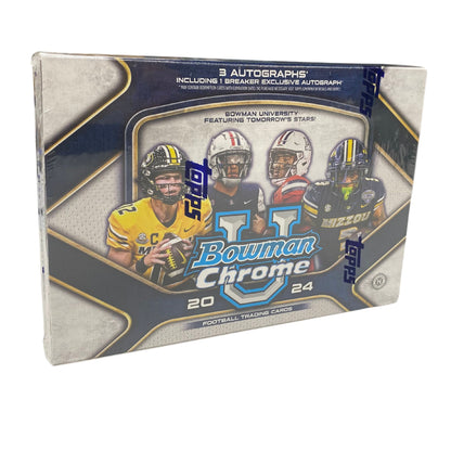 2024 Bowman Chrome University Football Breaker Delight Box - Trading Card Market