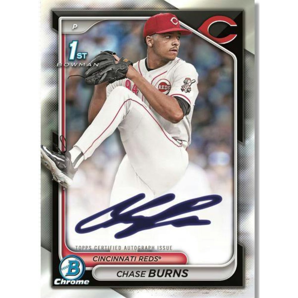 2024 Bowman Draft Baseball Cards - Chase Burns Auto
