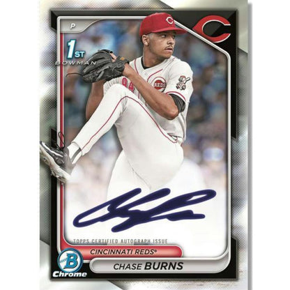 2024 Bowman Draft Baseball Cards - Chase Burns Auto