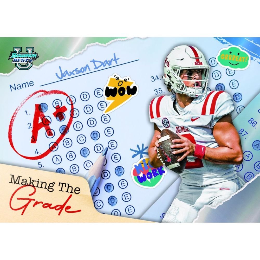 2024 Bowman University Best Football Hobby Box - Trading Card Market