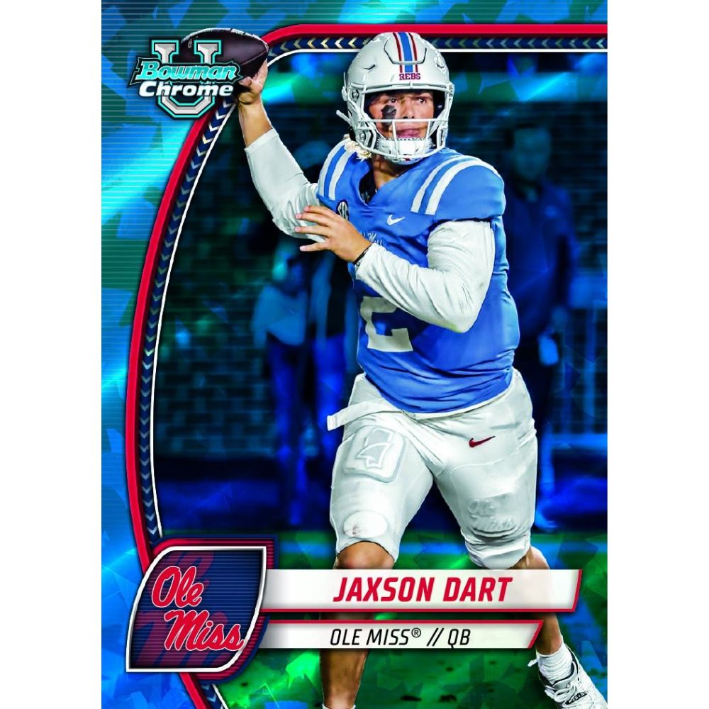 2024 Bowman University Chrome Football Sapphire Edition Box - Trading Card Market