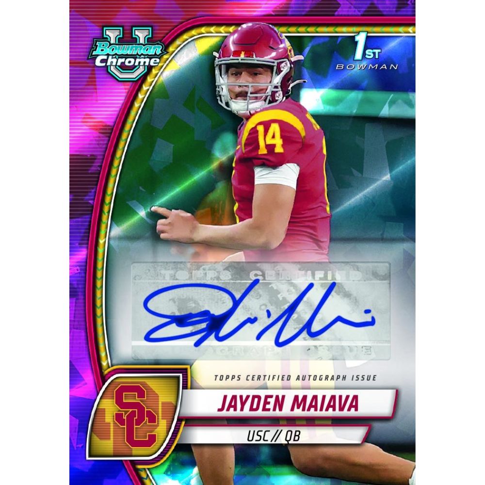 2024 Bowman University Chrome Football Sapphire Edition Box - Trading Card Market