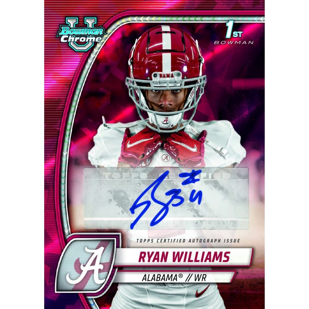 🏈 2024 TOPPS BOWMAN UNIVERSITY CHROME FOOTBALL JUMBO【製品
