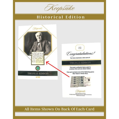 2024 Keepsake Historical Edition Hobby Box (Back - to - School Sale) - Trading Card Market