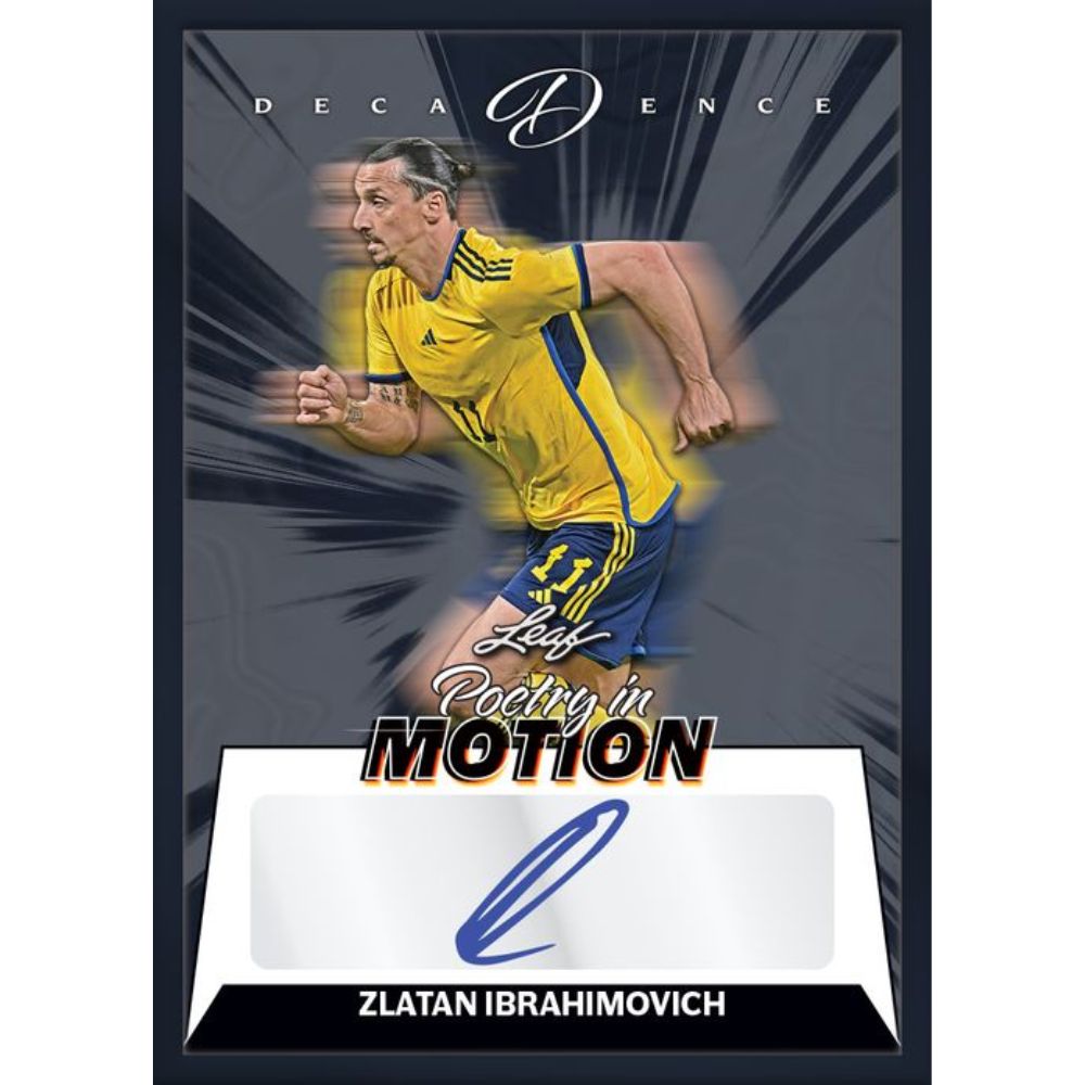 2024 Leaf Decadence Multi-Sport Cards - Zlatan Ibrahimovich