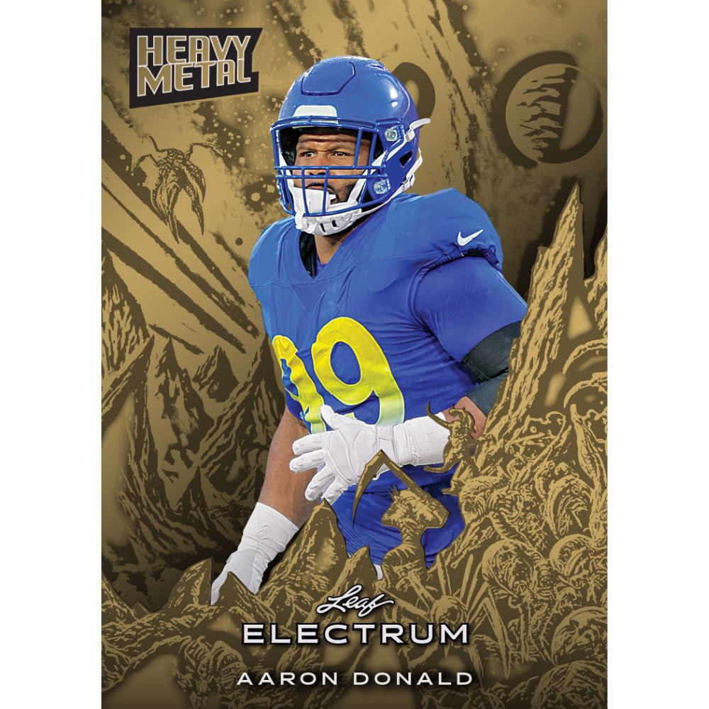 2024 Leaf Electrum Football Cards - Aaron Donald