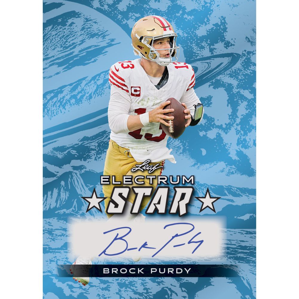 2024 Leaf Electrum Football Cards - Brock Purdy