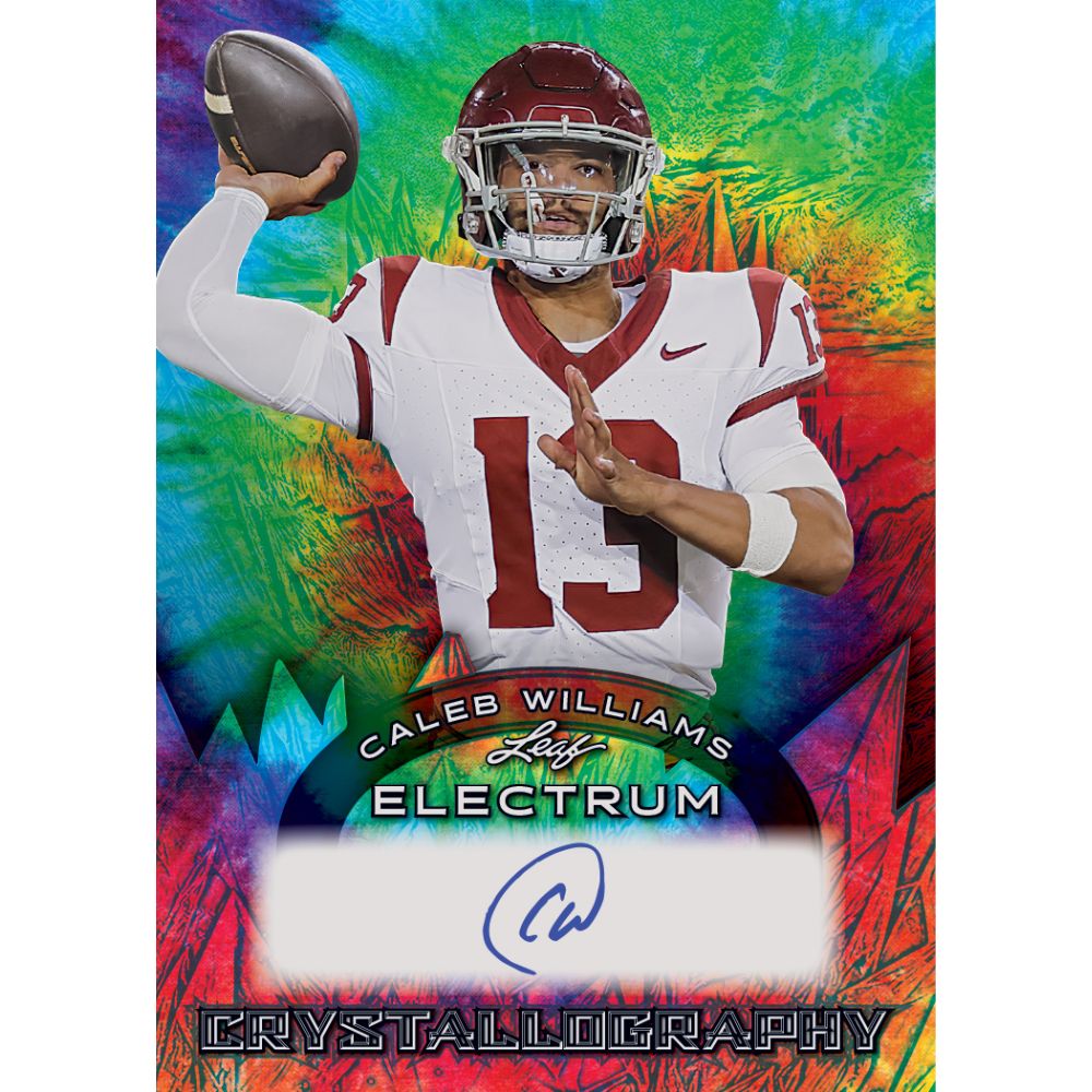 2024 Leaf Electrum Football Cards - Caleb Williams Auto