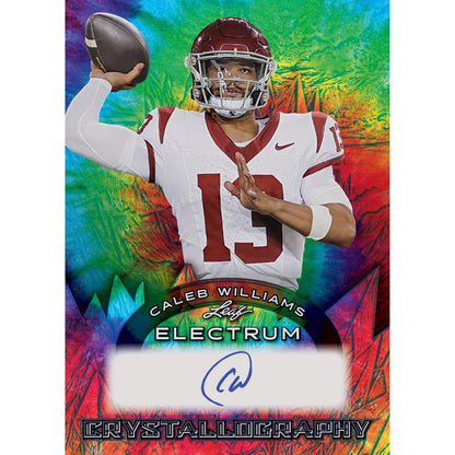 2024 Leaf Electrum Football Cards - Caleb Williams Auto