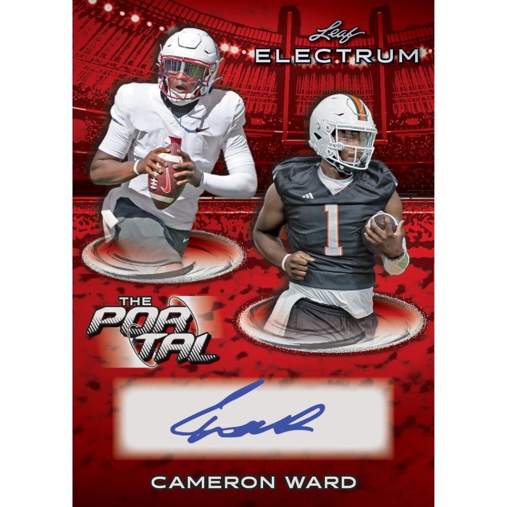 2024 Leaf Electrum Football Cards - Cameron Ward