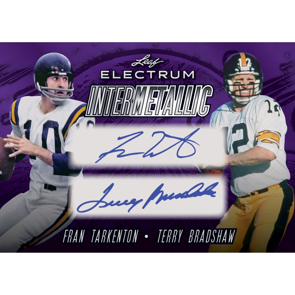 2024 Leaf Electrum Football Cards - Fran Tarkenton_Terry Bradshaw
