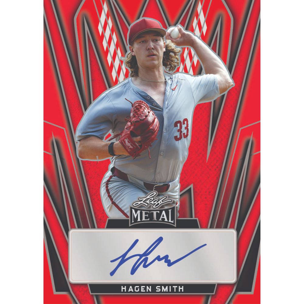 2024 Leaf Metal Baseball Cards - Hagen Smith Auto