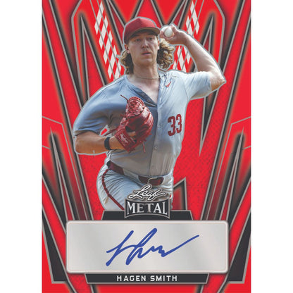 2024 Leaf Metal Baseball Cards - Hagen Smith Auto