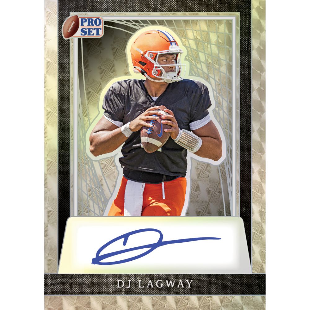 2024 Leaf Pro Set Metal Football Cards - DJ Lagway