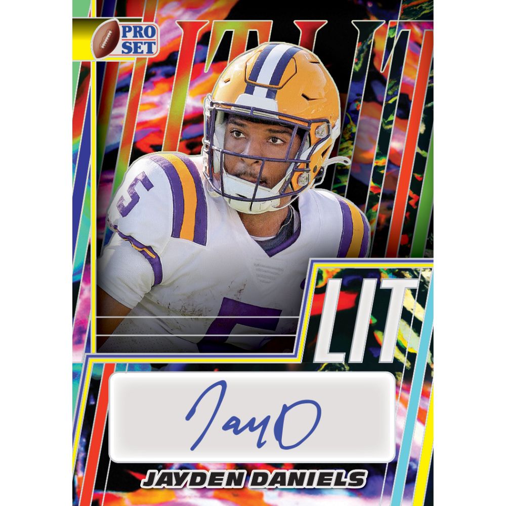 2024 Leaf Pro Set Metal Football Cards - Jayden Daniels